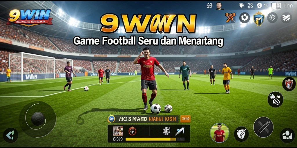 Gameplay menarik dalam 9WIN dengan aksi sepak bola seru.