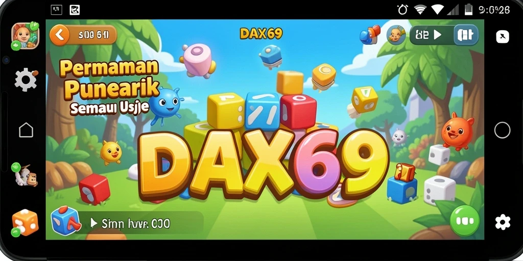 Tampilan gameplay DAX69 yang menarik dan penuh tantangan.