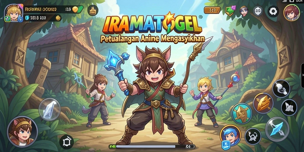 Gameplay IRAMATOGEL yang menarik dan penuh petualangan anime.