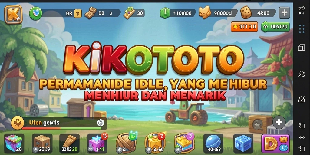 Tampilan menarik dari gameplay KIKOTOTO yang mengasyikkan.