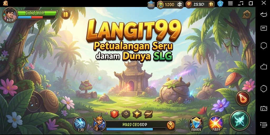 Tampilan gameplay LANGIT99 yang menarik dan mendetail.